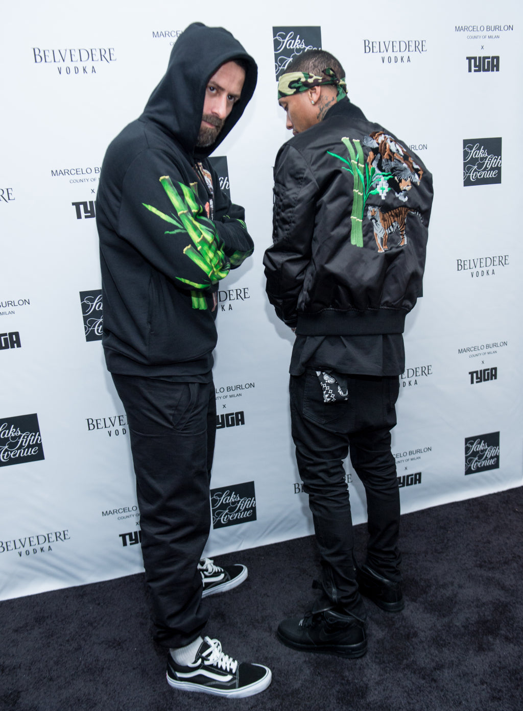 MARCELO BURLON & TYGA HIT NYC LAST NIGHT FOR THE LAUNCH OF THEIR CAPSULE COLLECTION.