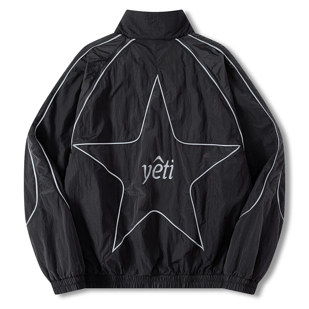 YETI OUT REFLECTIVE CONVERTIBLE TRACK JACKET