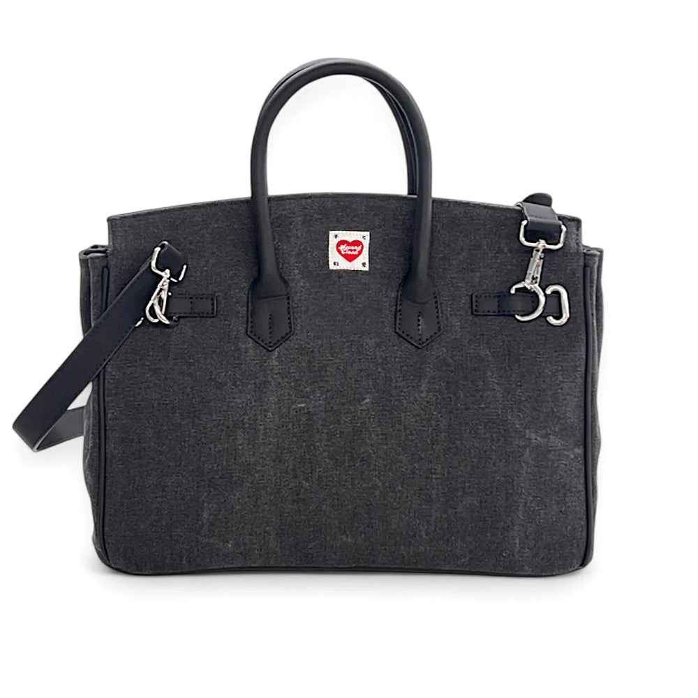 2ND CLOSET "2NDCLT" BANDANNA BIRKIN CANVAS BAG