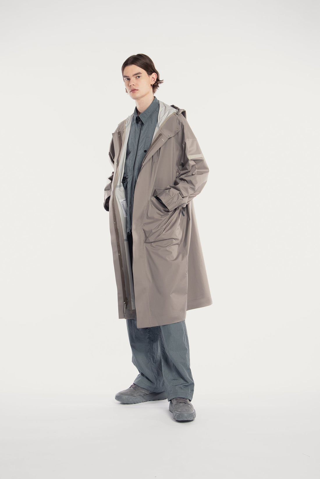 MEN'S 2.5 LAYER  TECH COAT W/DETACHABLE PADDING COAT