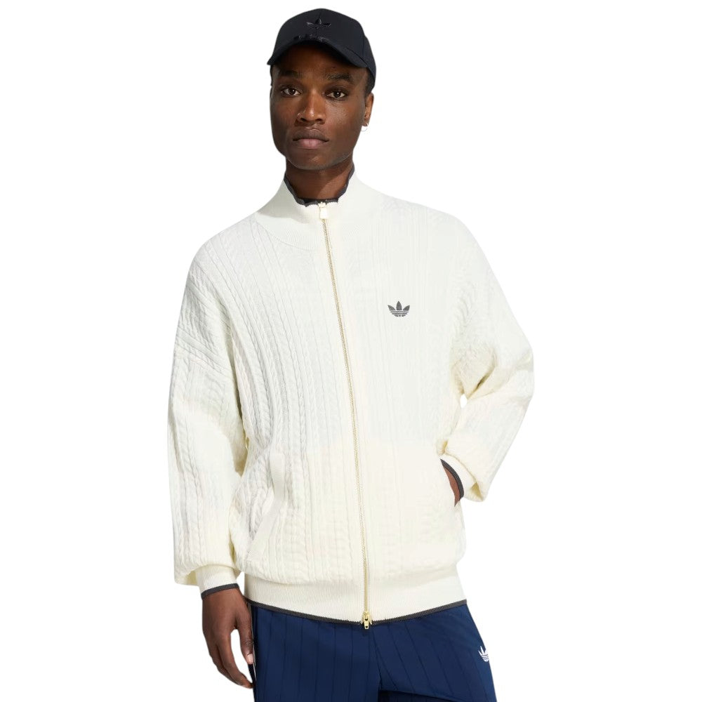 ADIDAS ORIGINALS FIREBIRD CABLE KNIT TRACK TOP