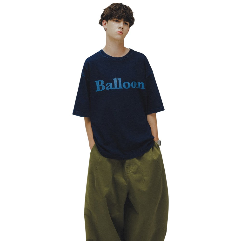 ANGLAN Balloon Denim Tee