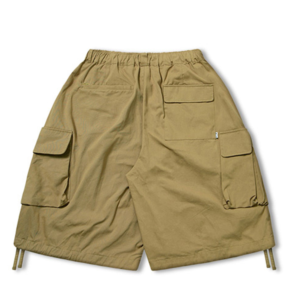 ANGLAN OBLIQUE CARGO HALF PANTS