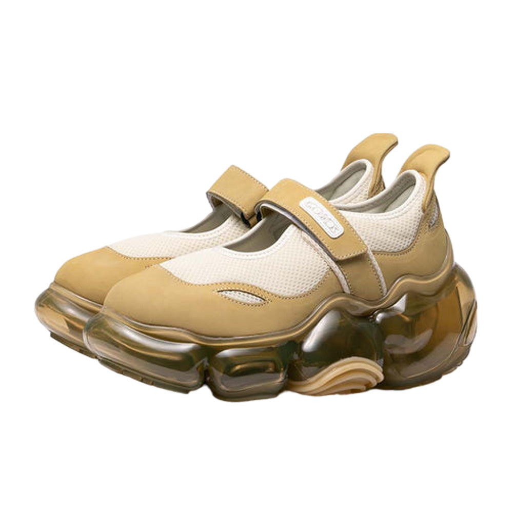 grounds MOOPIE MARY JANE CREAM CAMEL/MOSS