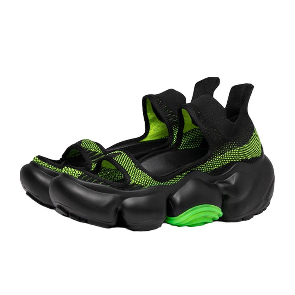 grounds MOOPIE AS1 SANDAL BLACK CITROEN YELLOW/BLACK SOLID