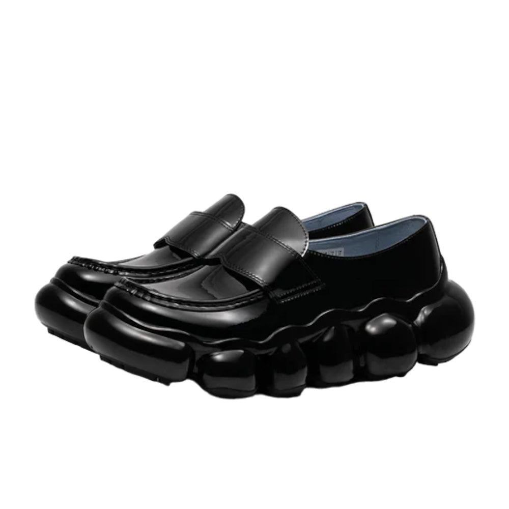 grounds JEWELRY LOAFER BLACK BLUE / BLACK SOLID