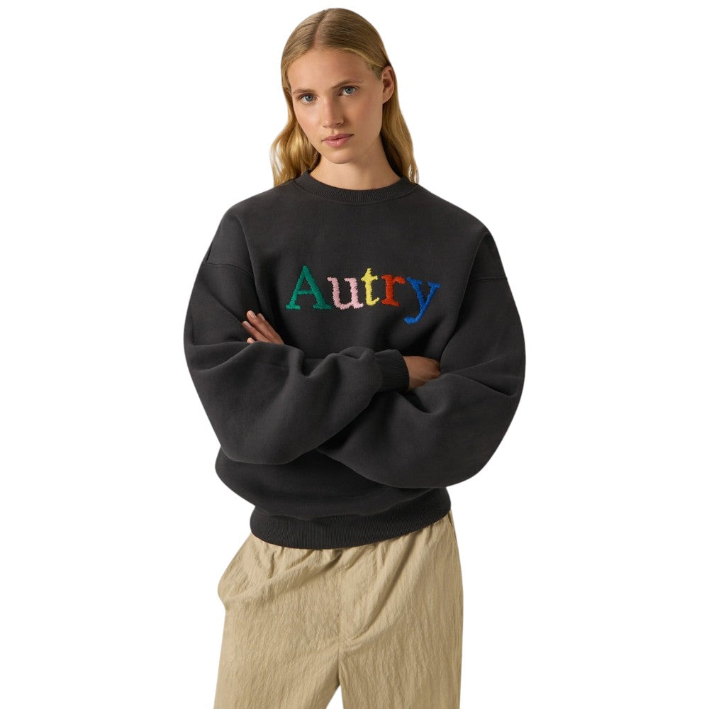 AUTRY SWEATSHIRT WITH MULTICOLOR LOGO