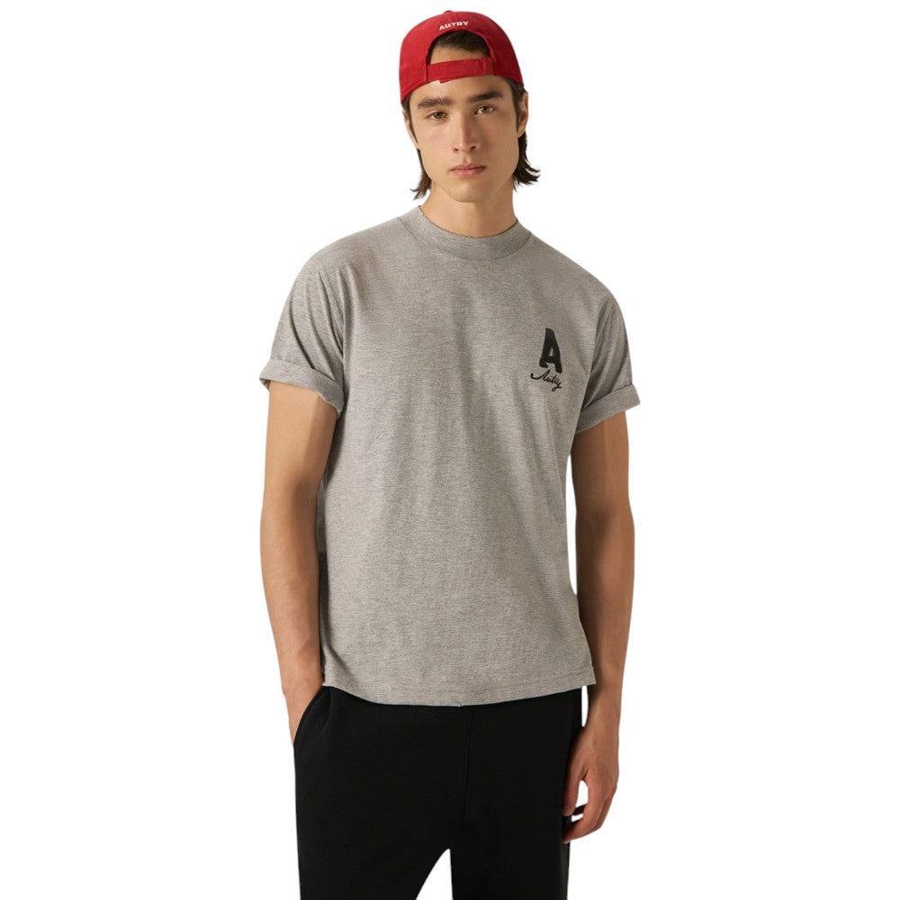 AUTRY HERITAGE T-SHIRT WITH WASHED EFFECT