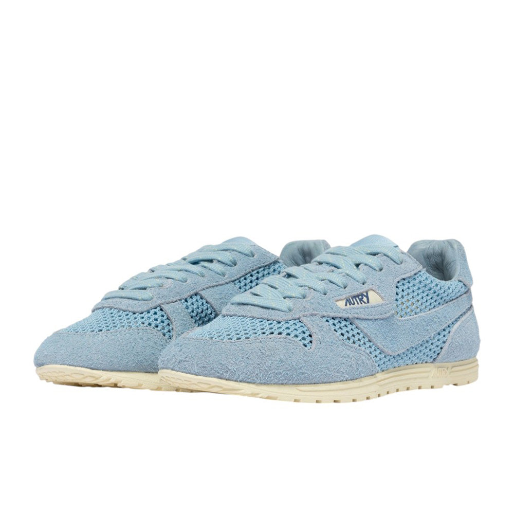 AUTRY WOMEN'S WINDSPIN SNEAKERS IN PORTOFINO MESH AND SUEDE