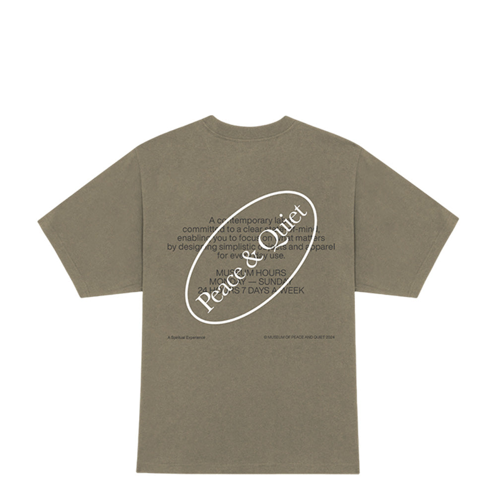 MUSEUM OF PEACE & QUIET MUSEUM HOURS T-SHIRT