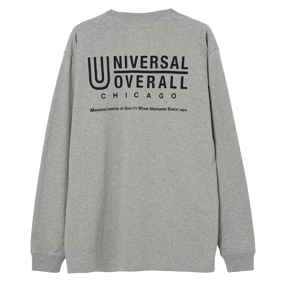 UNIVERSAL OVERALL BACK LOGO L/S TEE