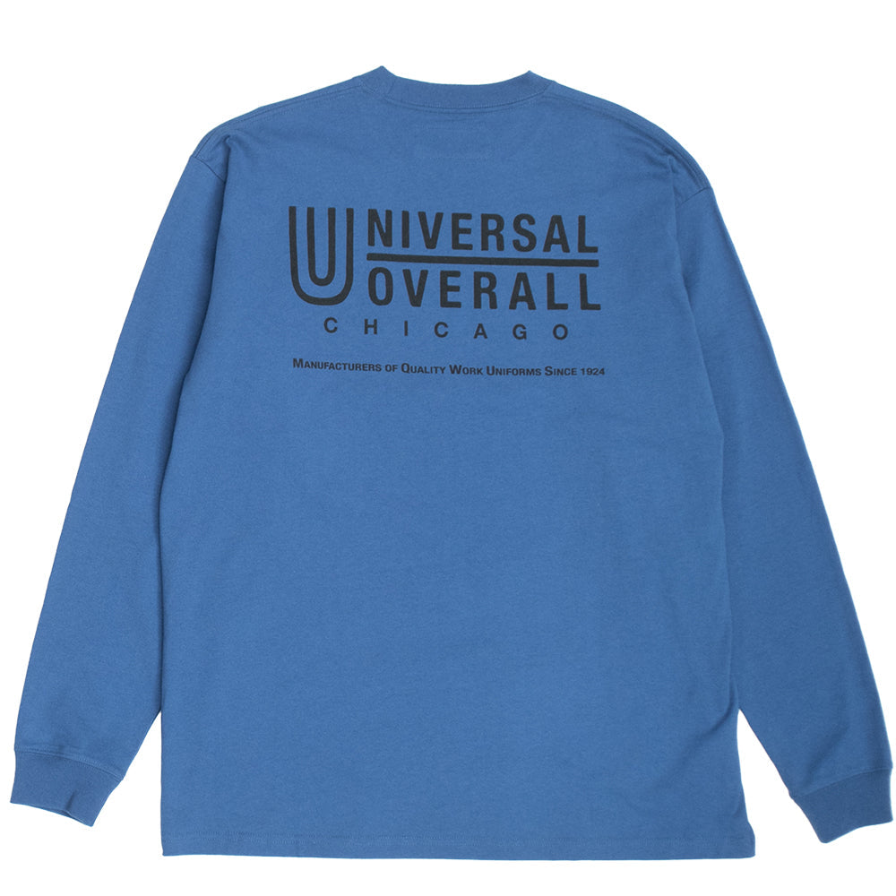 UNIVERSAL OVERALL BACK LOGO L/S TEE