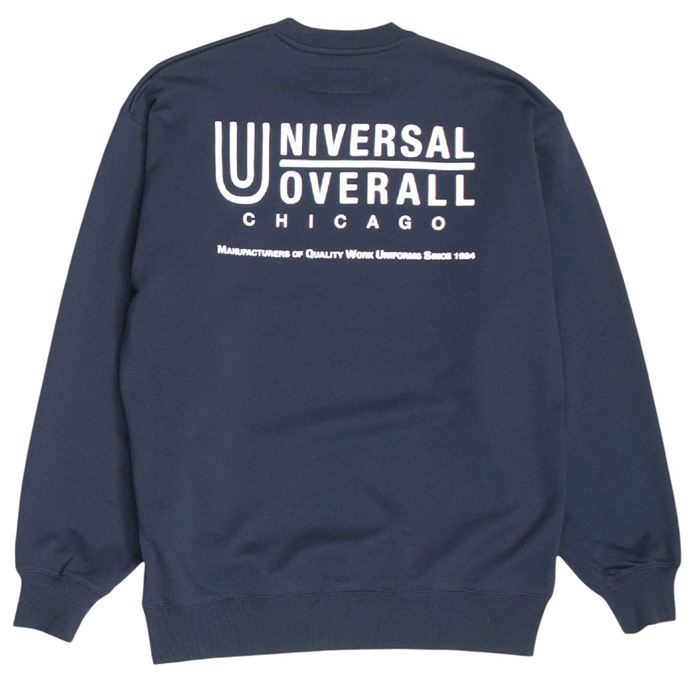 UNIVERSAL OVERALL BACK LOGO SWEAT