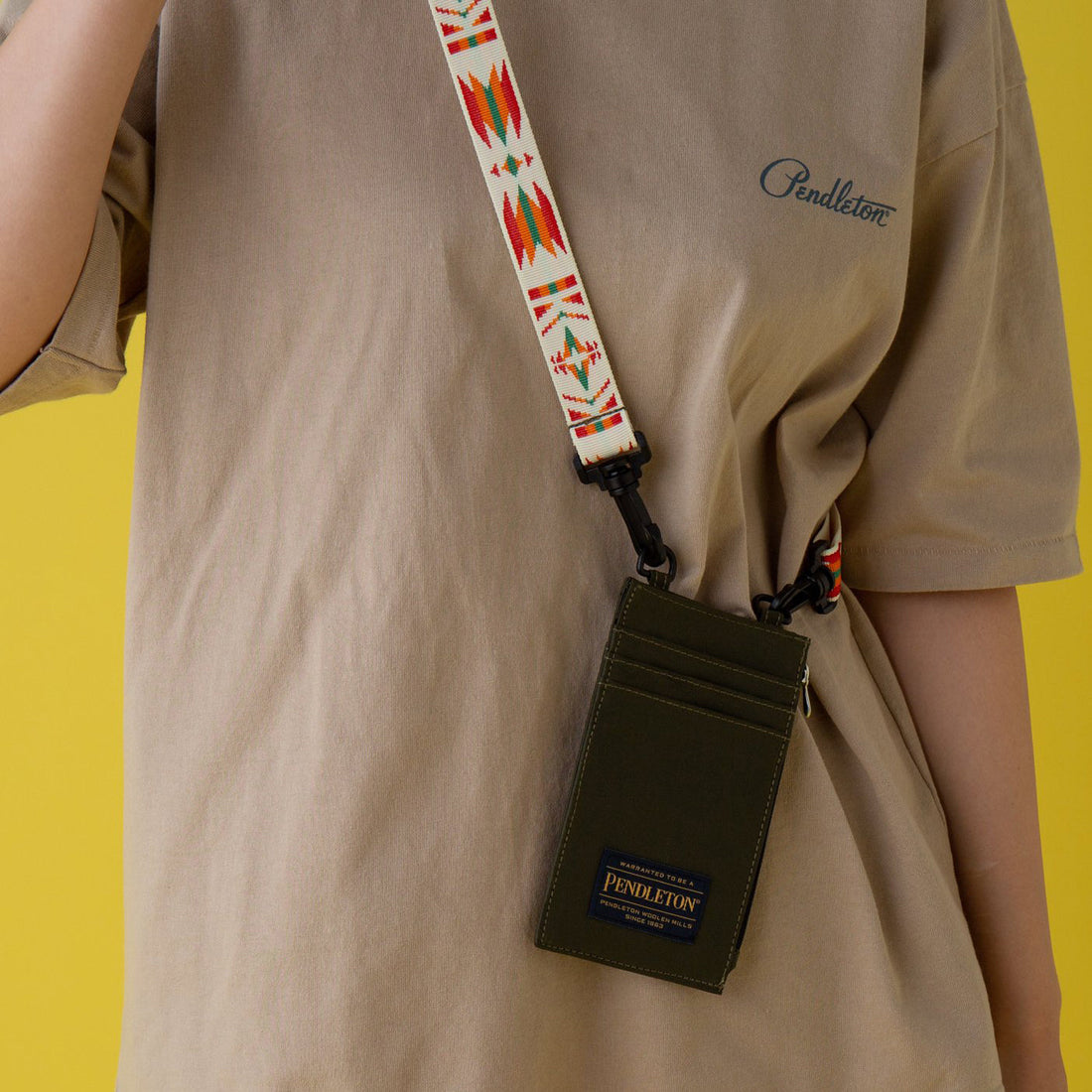 PENDLETON NECK POUCH KHAKI