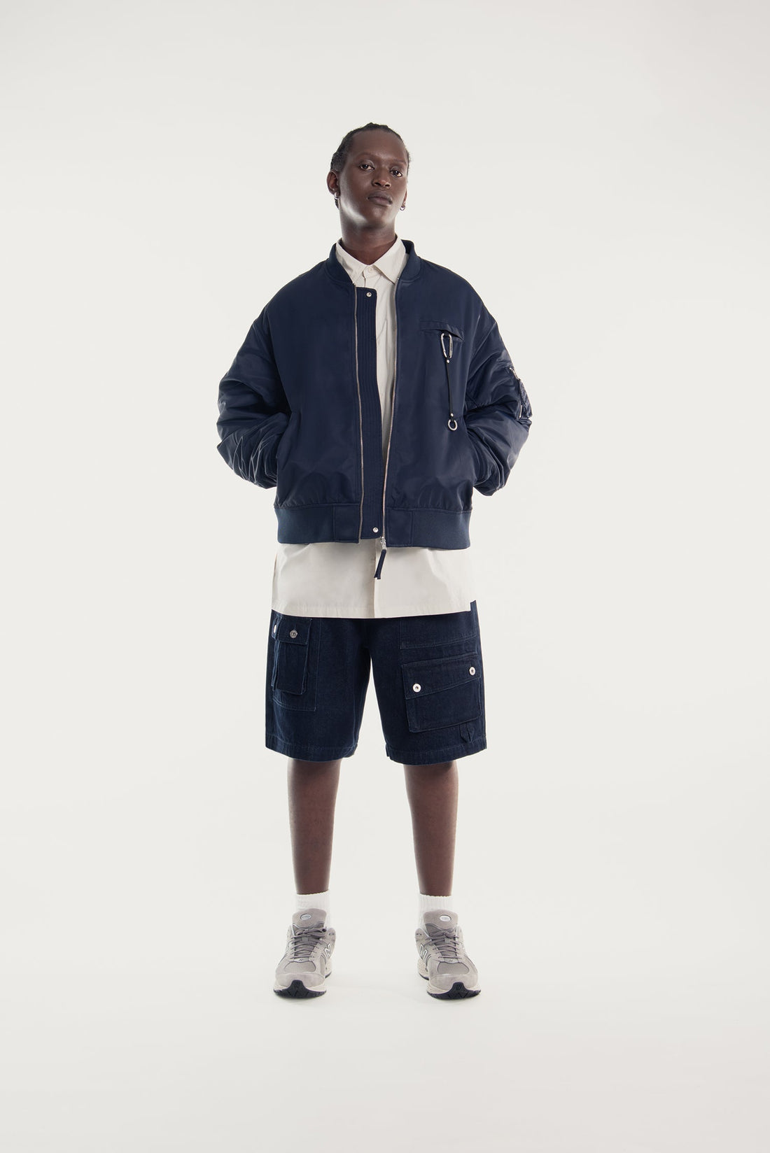 MEN'S DENIM WIDE LEG SHORTS