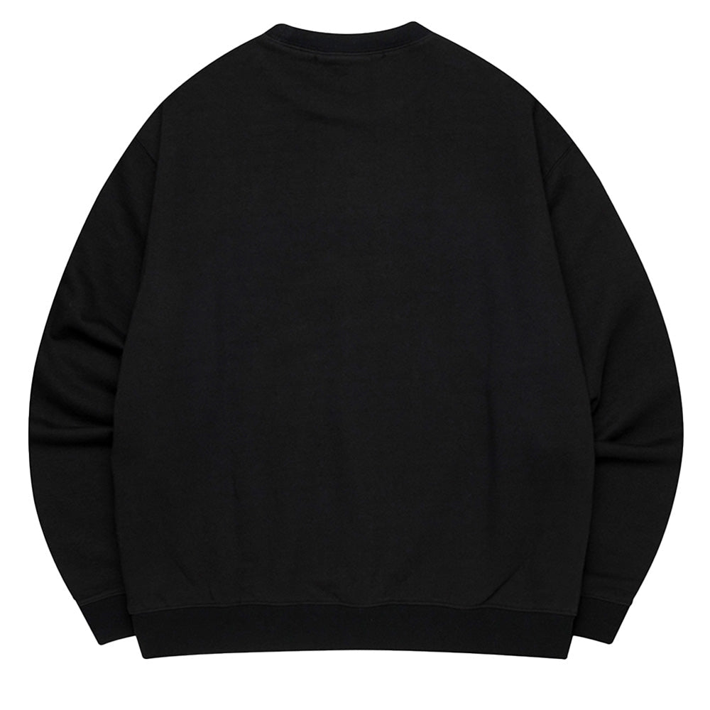LMC PLAID APPLIQUE SWEATSHIRT BLACK