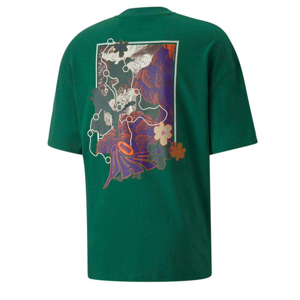 PUMA X P.A.M. GRAPHIC TEE GREEN