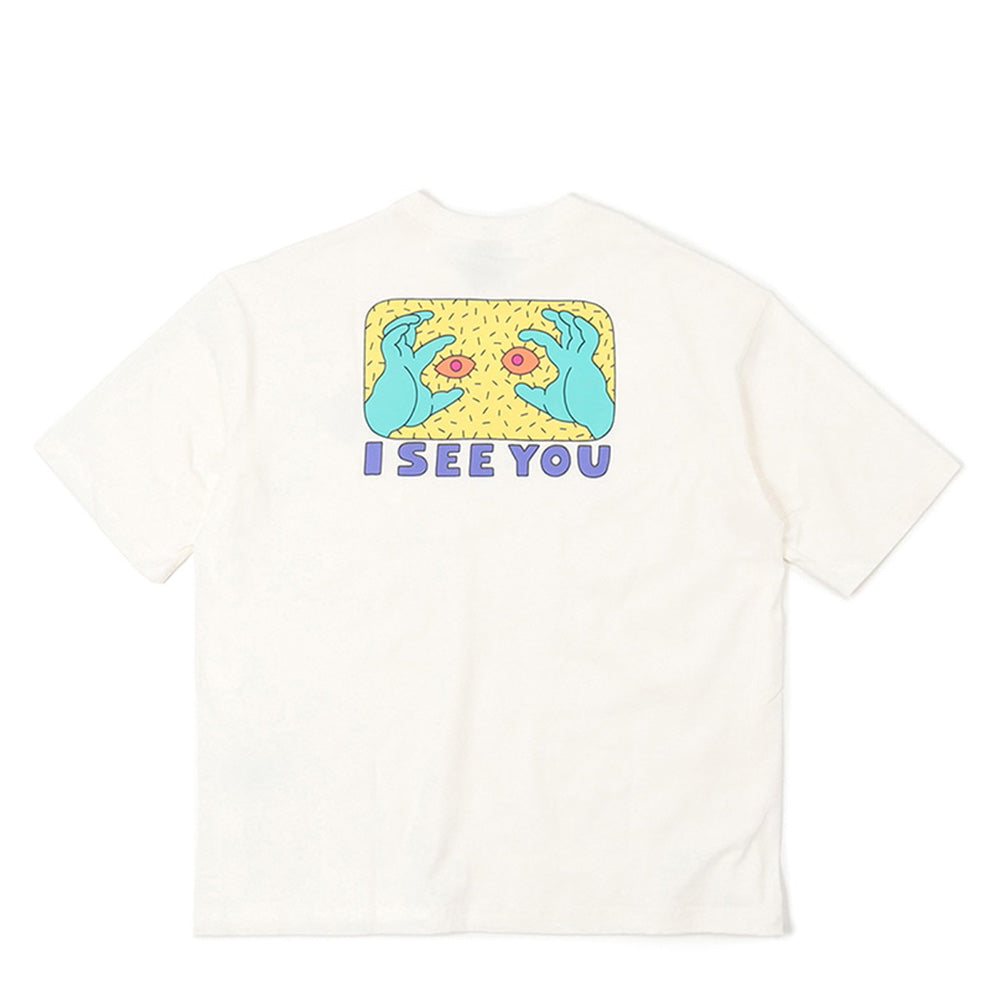 CHUMS SAYORI WADA OVERSIZED I SEE YOU T-SHIRT