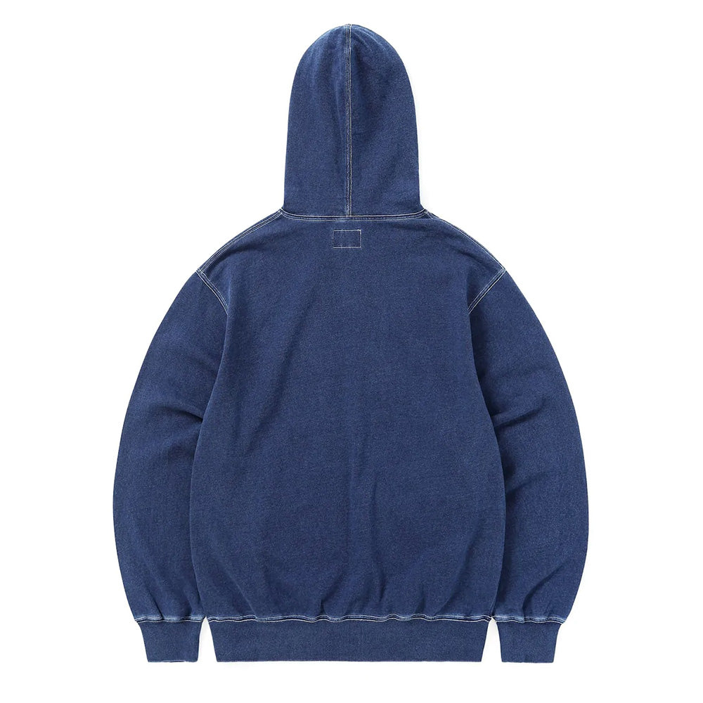 THIS IS NEVER THAT INDIGO DYED HOODIE