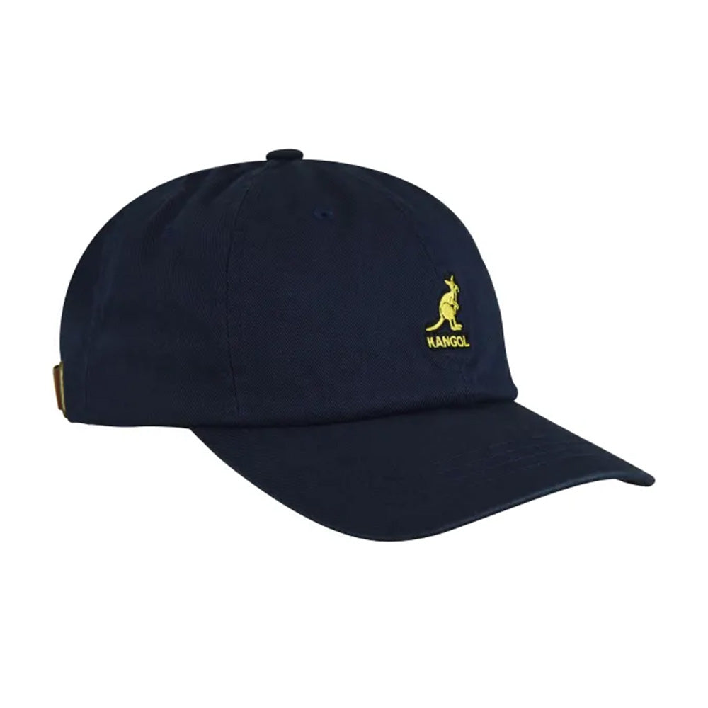 KANGOL WASHED BASEBALL CAP NAVY